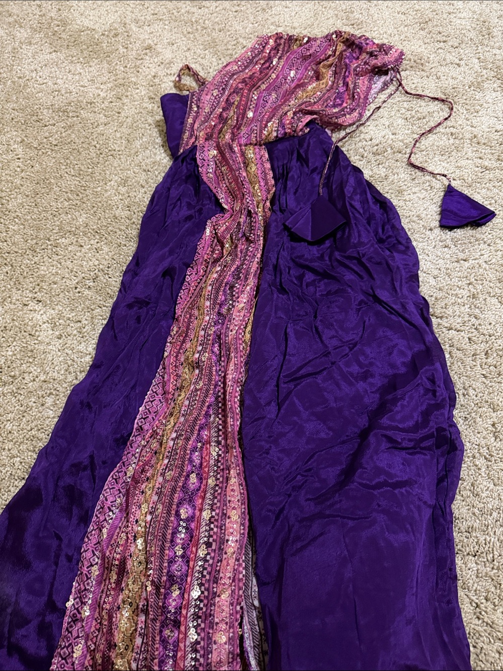 Purple & Pink indian gown